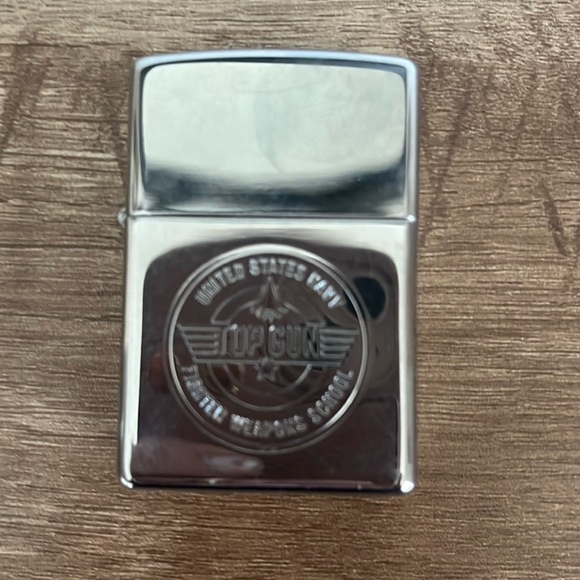 Zippo Accessories Vintage Navy Zippo Lighter Usa Top Gun Fighter